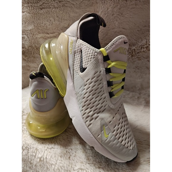 Nike Shoes - Nike Air Max 270 White Volt Youth Size 6.5, Womens size 8 DO 1382-100